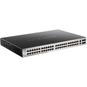 D-Link DGS-3130-54TS 5-Port Gigabit Lite L3 Managed Switch, 48x 10/100/1000BASE-T, 2x 10GBASE-T and 4x 10G SFP+